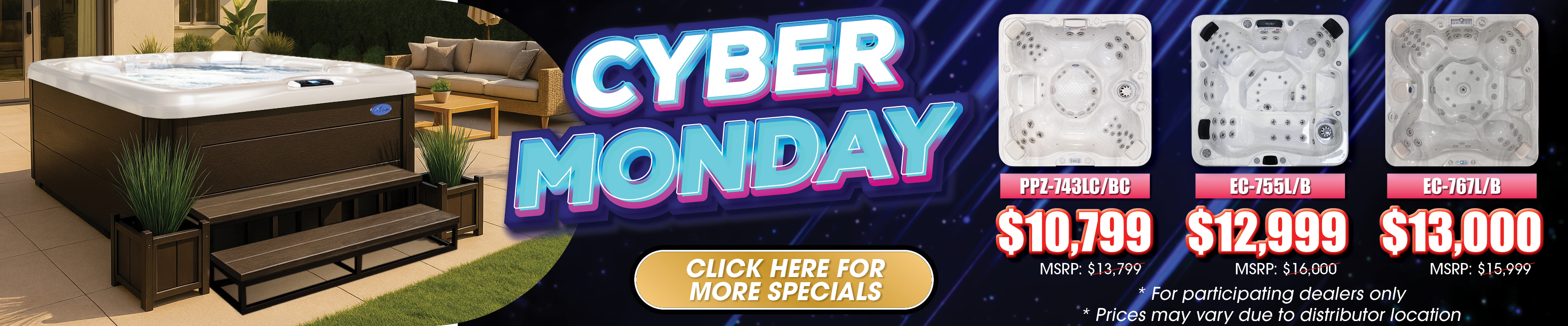 Calspas hot tub being used in a family setting - Rapid City