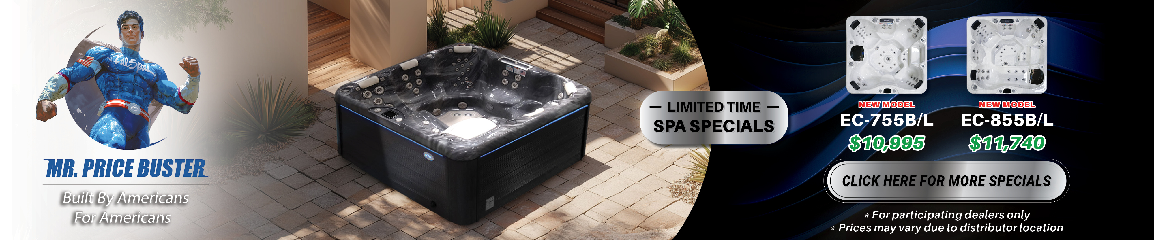 Calspas hot tub being used in a family setting - Rapid City