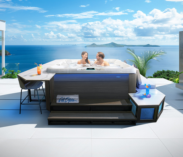 Calspas hot tub being used in a family setting - Rapid City